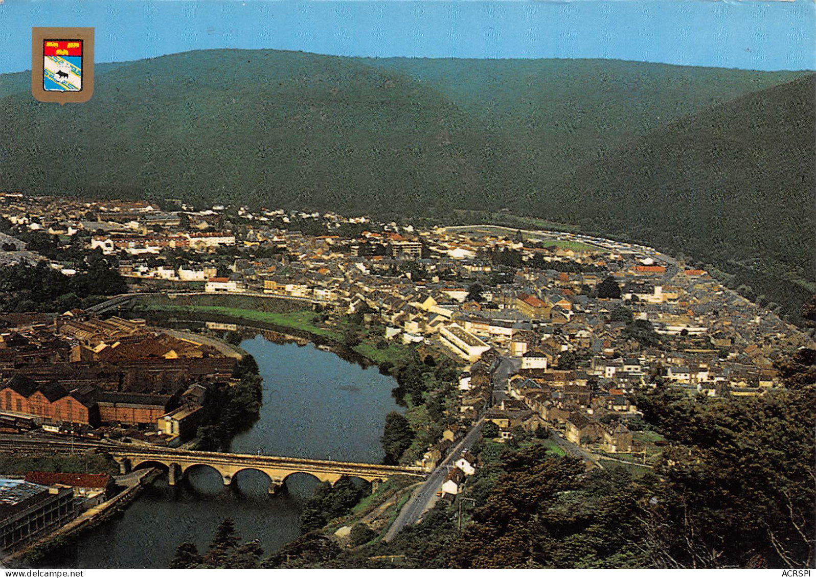 08 REVIN  Vallée De La Meuse Panorama Depuis Le Malgré Tout  12 (scan Recto Verso)MF2748VIC - Revin