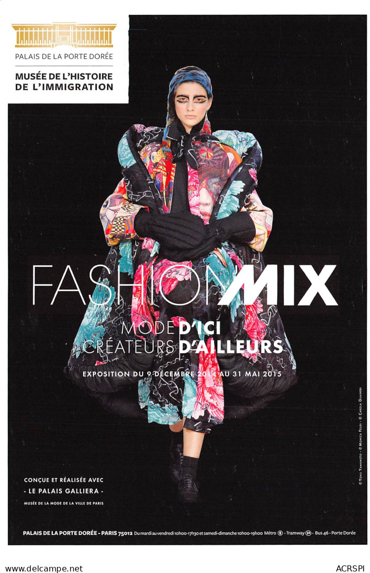 MODE Fashion Mix Palais Galliera Porte Dorée PARIS Avenue Daumesnil  38 (scan Recto Verso)MF2750BIS - Mode