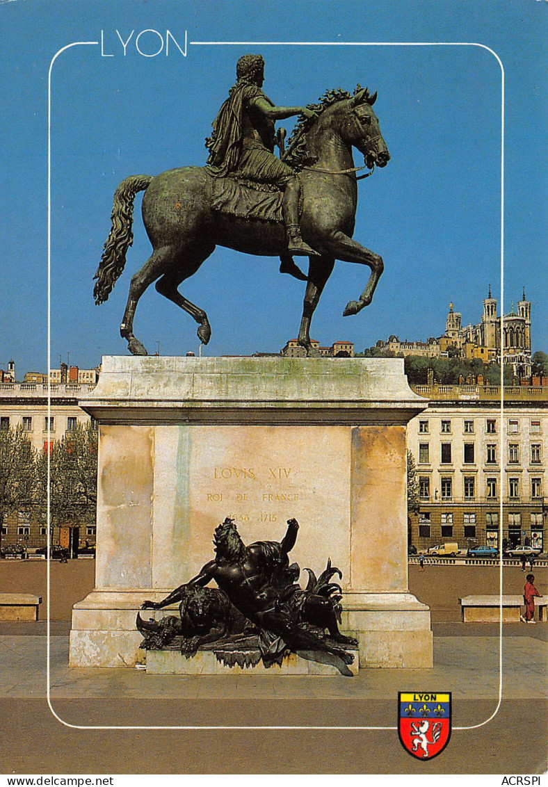 LYON  Statue De Louis XIV  39 (scan Recto Verso)MF2750TER - Lyon 2