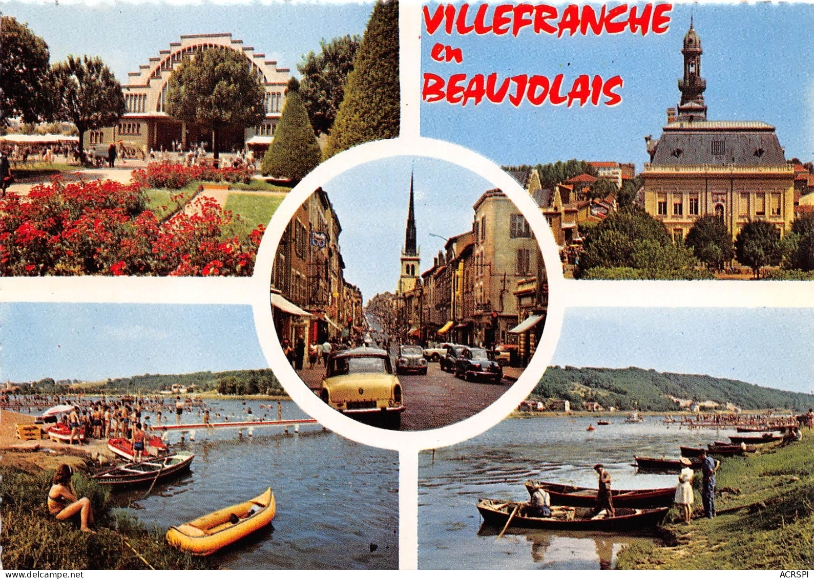 VILLEFRANCHE SUR SAONE En Beaujolais Divers Vues 16 (scan Recto Verso)MF2750UND - Villefranche-sur-Saone