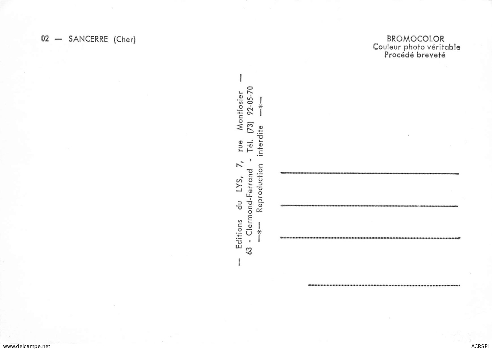 SANCERRE Divers Vues  12 (scan Recto Verso)MF2752BIS - Sancerre