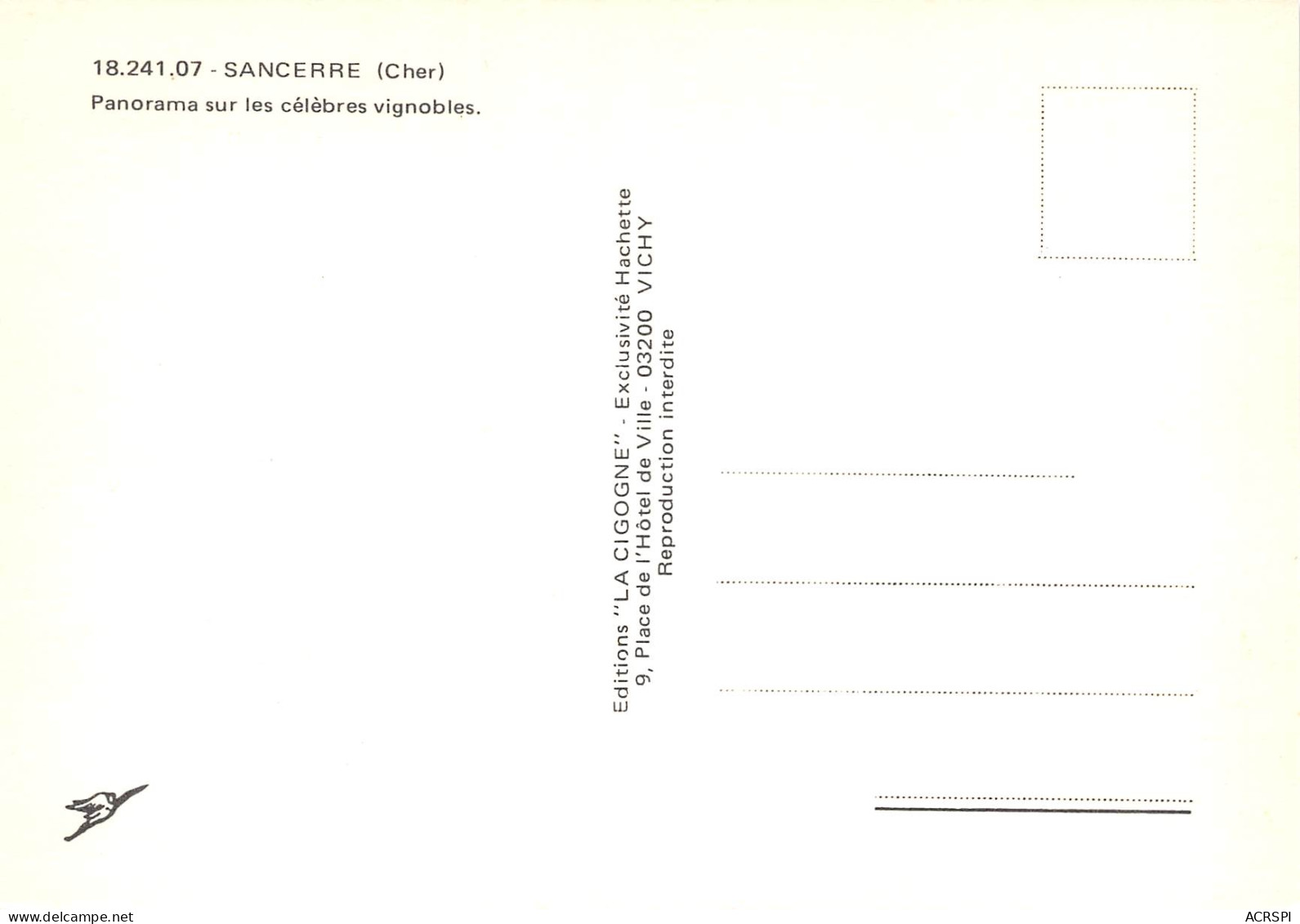 SANCERRE Panorama Sur Les Vignobles 13 (scan Recto Verso)MF2752BIS - Sancerre