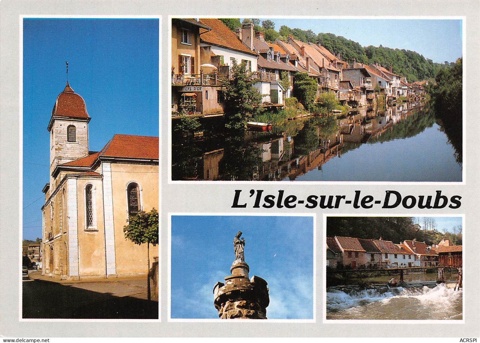 L' ISLE SUR LE DOUBS  Le Petit Doubs Vierge Et Moulin  28 (scan Recto Verso)MF2752UND - Isle Sur Le Doubs