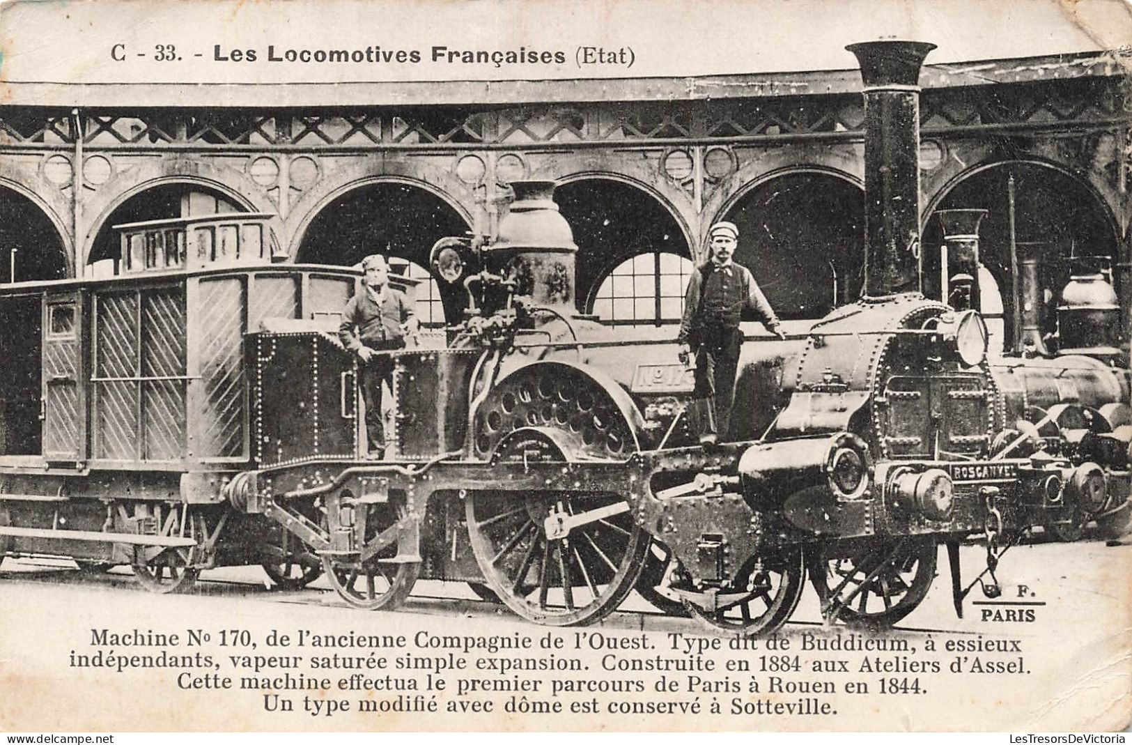 TRANSPORTS - Les Locomotives Françaises - Animé - Carte Postale Ancienne - Sonstige & Ohne Zuordnung