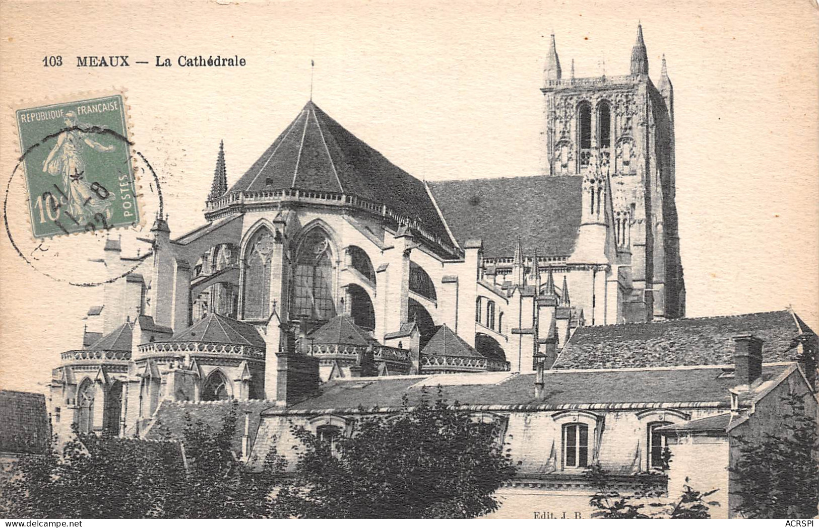 MEAUX La Cathédrale 32 (scan Recto Verso)MF2754TER - Meaux