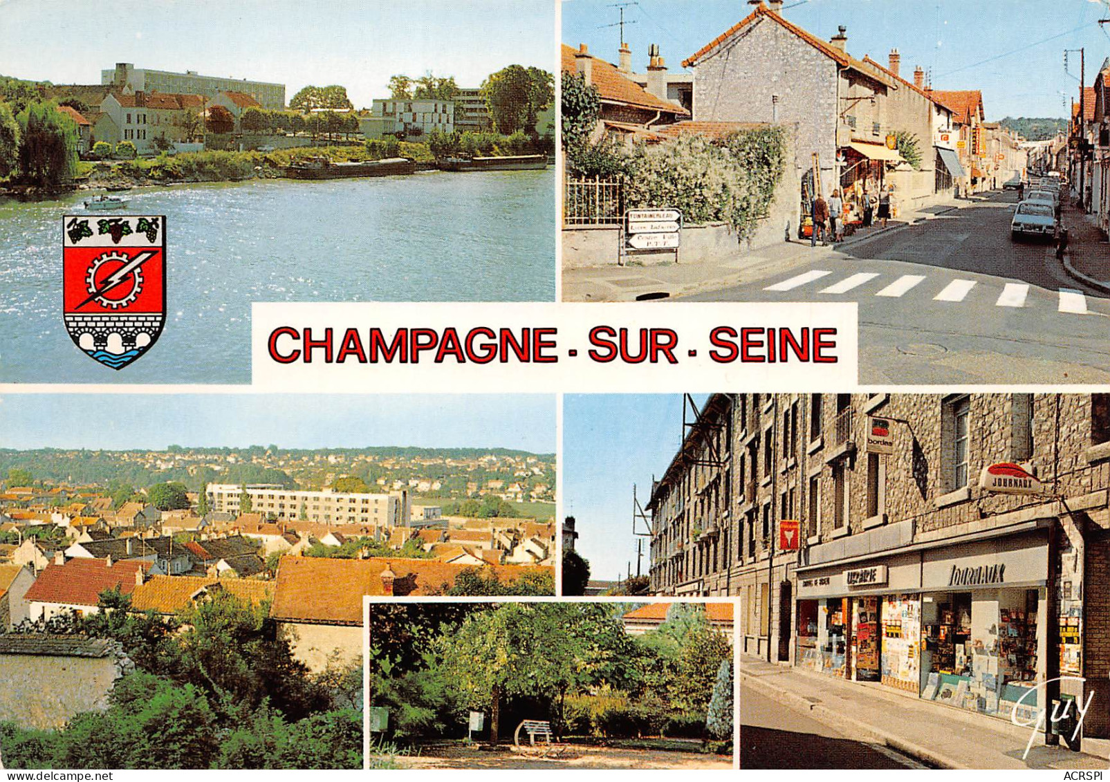 77   CHAMPAGNE SUR SEINE Divers Vues  23 (scan Recto Verso)MF2754VIC - Champagne Sur Seine