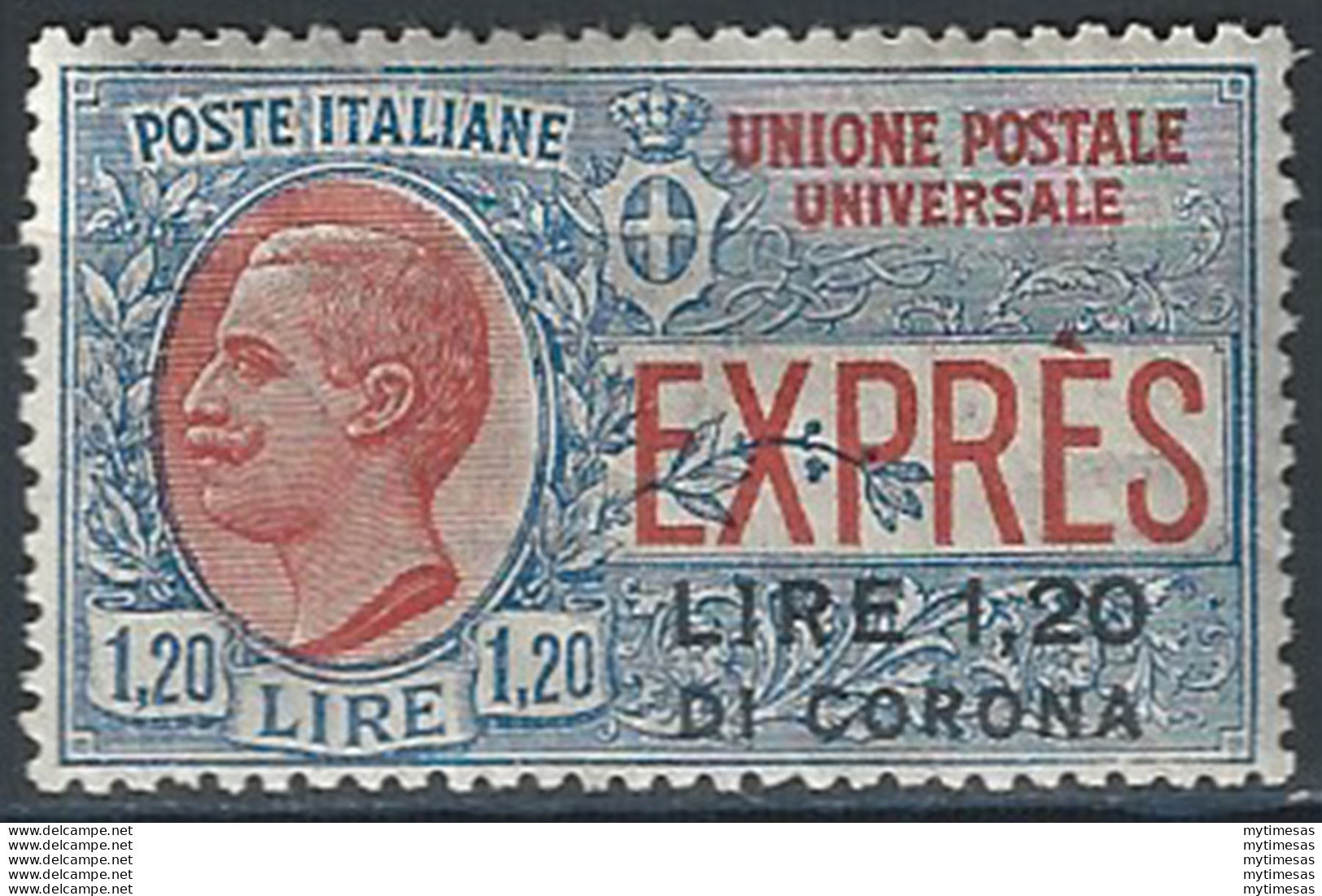 1922 Dalmazia Espresso 1v. Bc NE MNH Sassone N. 2 - Other & Unclassified