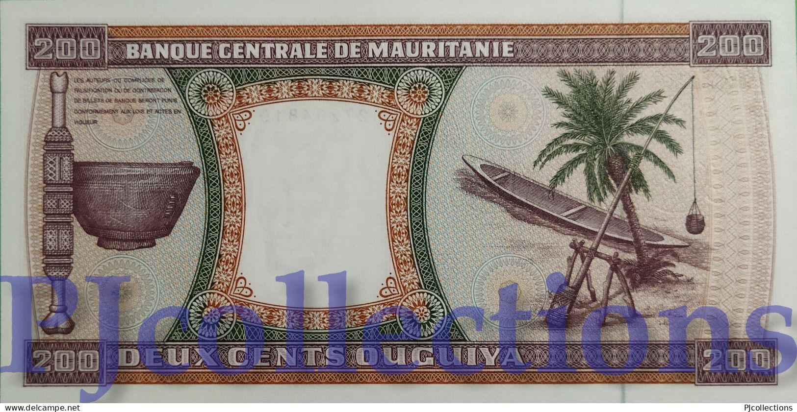 MAURITANIA 200 OUGUIYA 1996 PICK 5g UNC - Mauritania