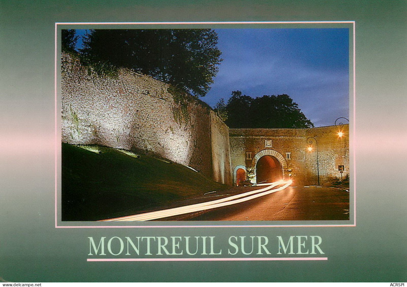 MONTREUIL SUR MER Remparts De Nuit 16(scan Recto Verso)MF2758 - Montreuil