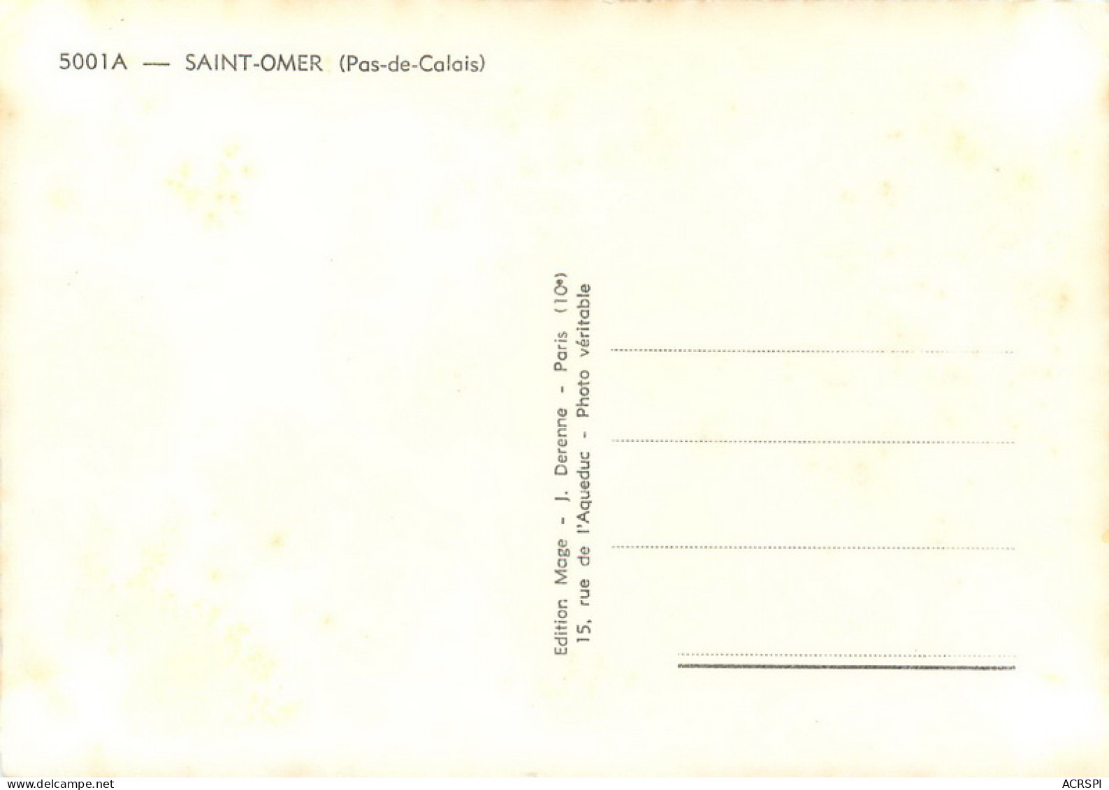 ST OMER 10(scan Recto Verso)MF2758 - Saint Omer