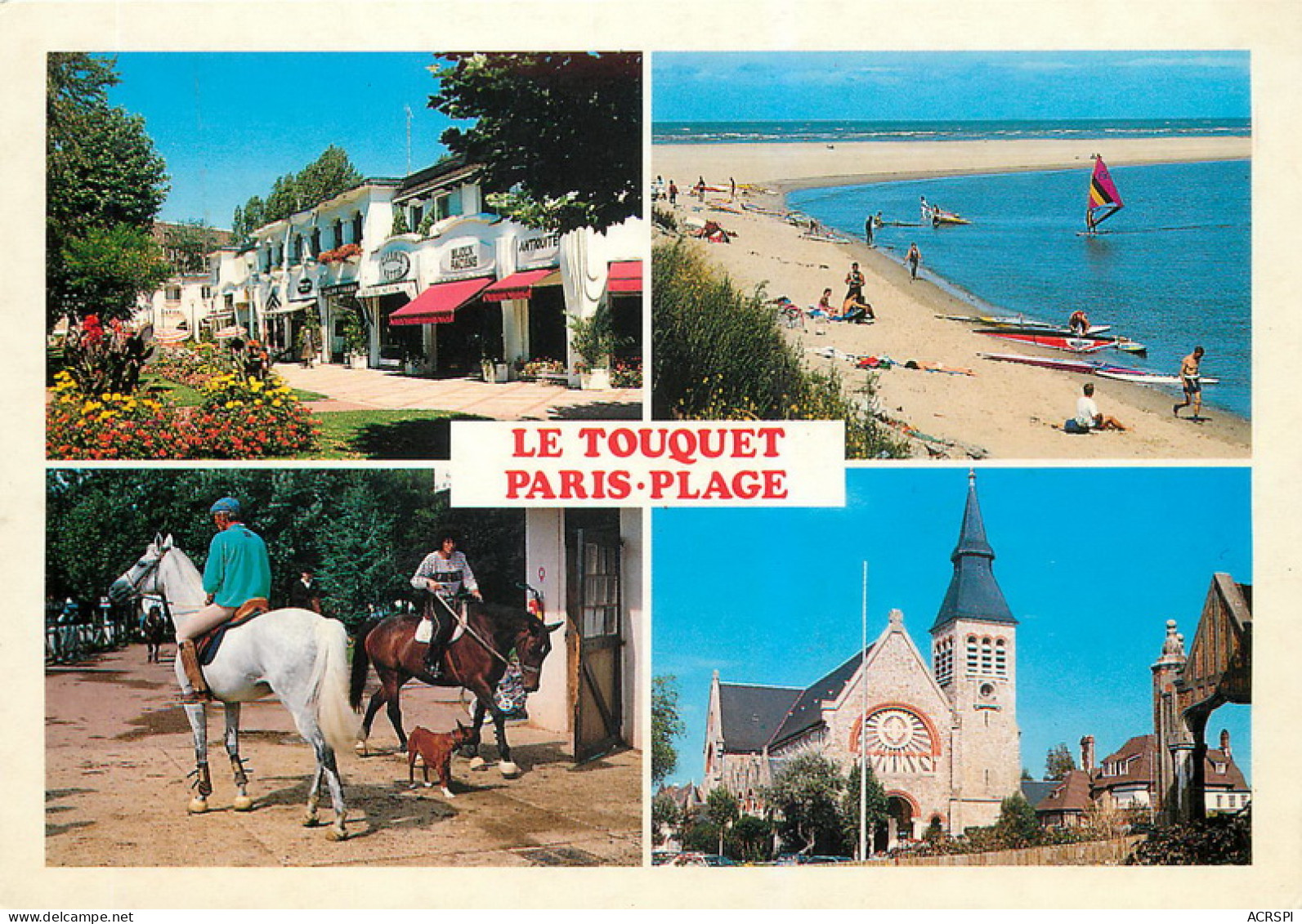 LE TOUQUET PARIS PLAGE La Rue Du Verger 18(scan Recto Verso)MF2758 - Le Touquet