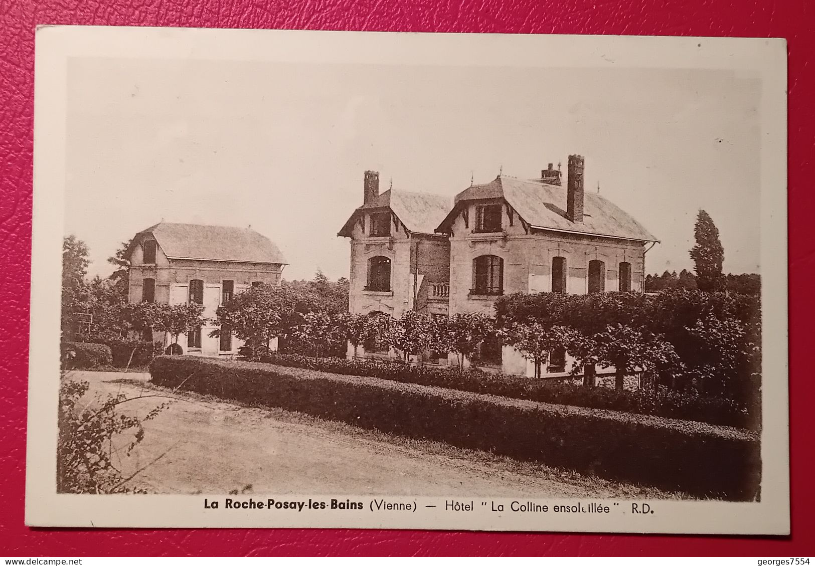 86 - LA ROCHE-POSAY-LES-BAINS  HOTEL "LA COLLINE ENSOLEILLEE " - La Roche Posay