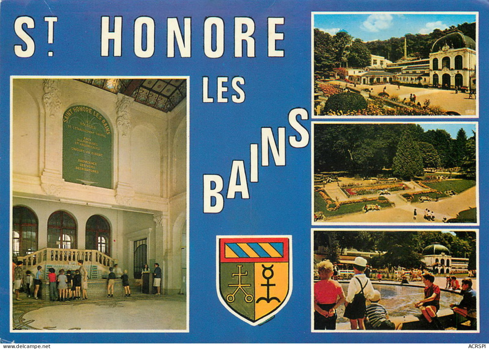 SAINT HONORE LES BAINS Station Thermale Hall D El Etablissement Thermal 8(scan Recto Verso)MF2760 - Saint-Honoré-les-Bains