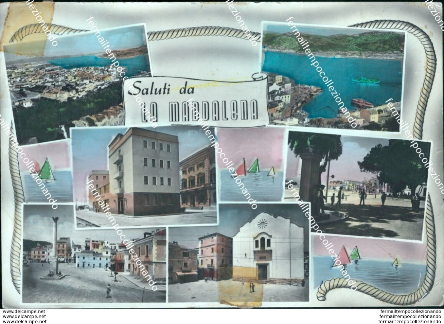 Bb50 Cartolina Saluti Da  La Maddalena - Sassari
