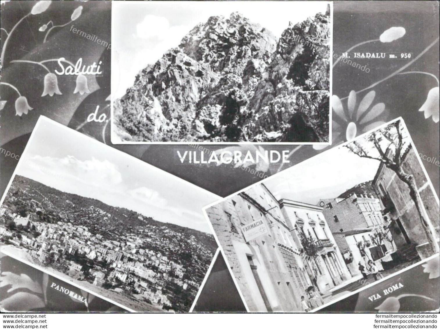 Al613 Cartolina Saluti Da Villagrande Provincia Di Nuoro - Nuoro