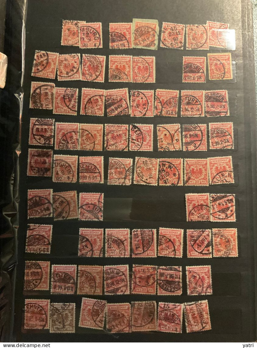 Deutsches Reich (1889) - Mi. 47, 48, 49, 50 - 300 Francobolli - Used Stamps