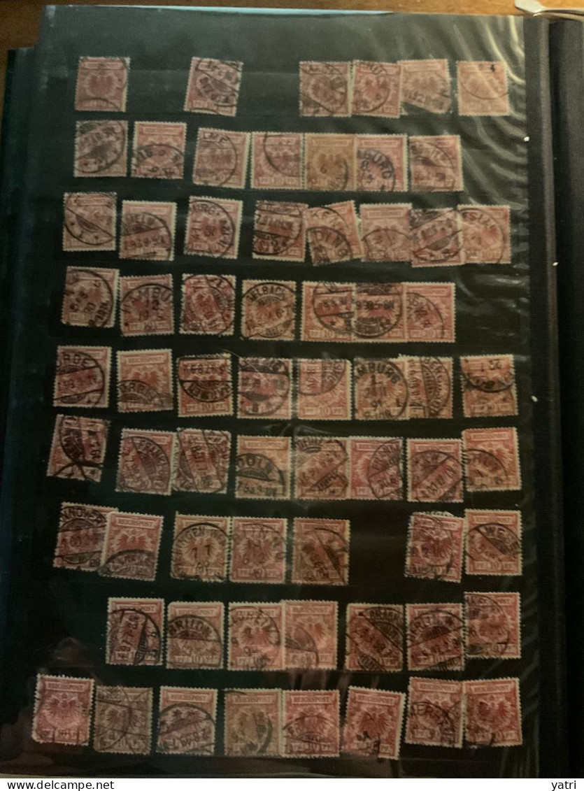 Deutsches Reich (1889) - Mi. 47, 48, 49, 50 - 300 Francobolli - Used Stamps