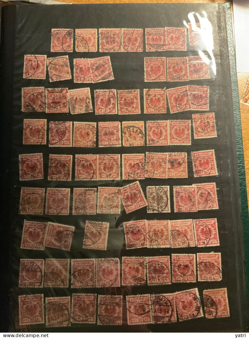 Deutsches Reich (1889) - Mi. 47, 48, 49, 50 - 300 Francobolli - Used Stamps