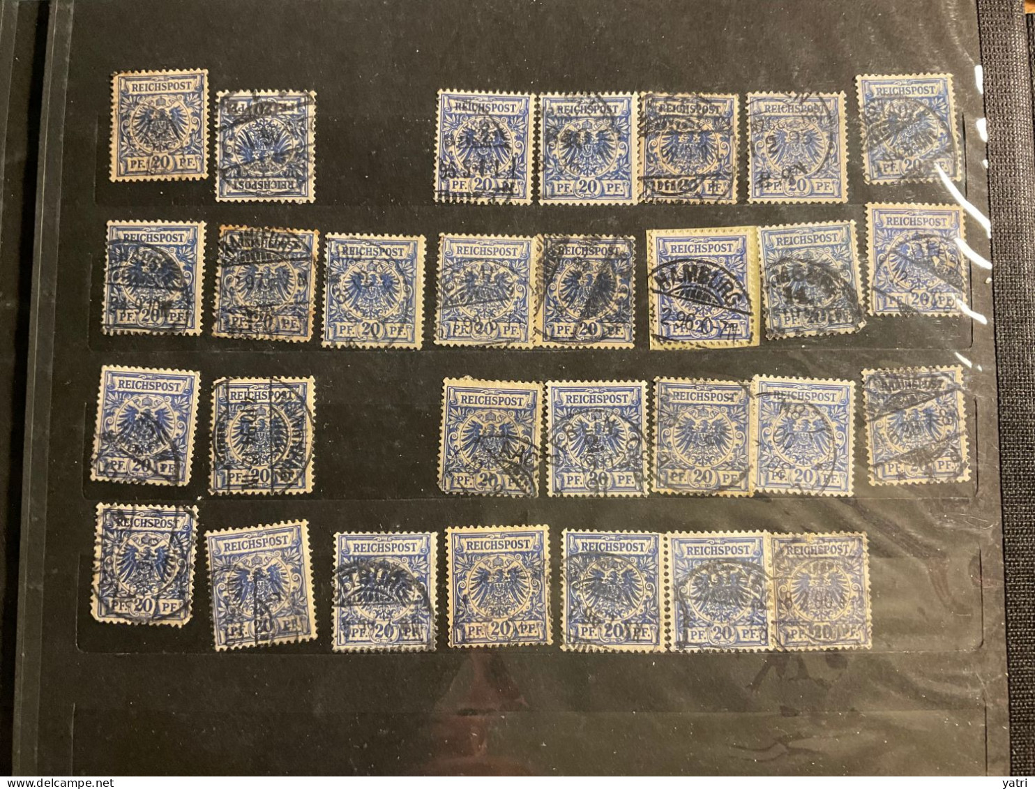 Deutsches Reich (1889) - Mi. 47, 48, 49, 50 - 300 Francobolli - Used Stamps