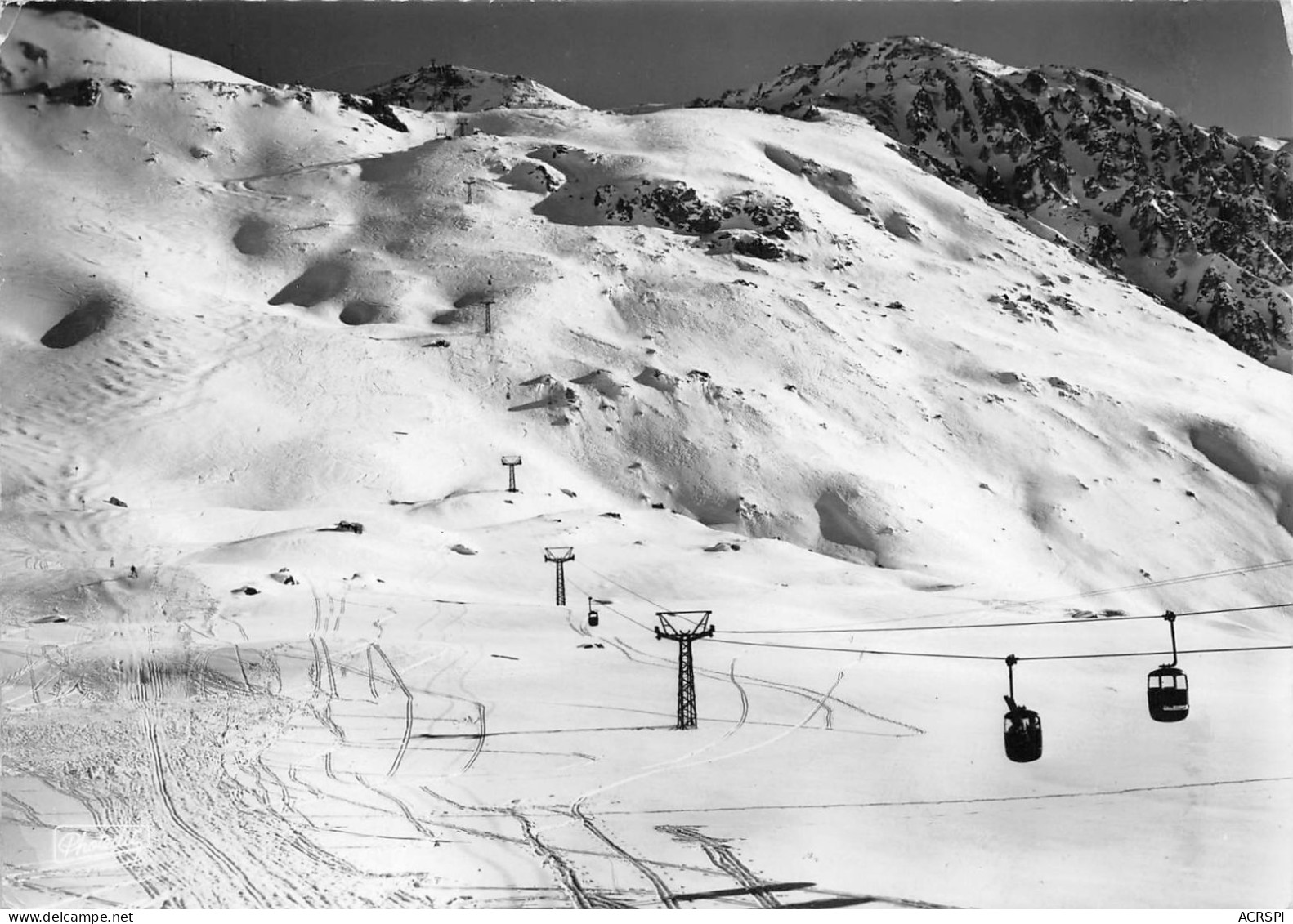 73 TIGNES Le Télécabine De La Tovière  (scan R/V)  50 \PC1203 - Val D'Isere