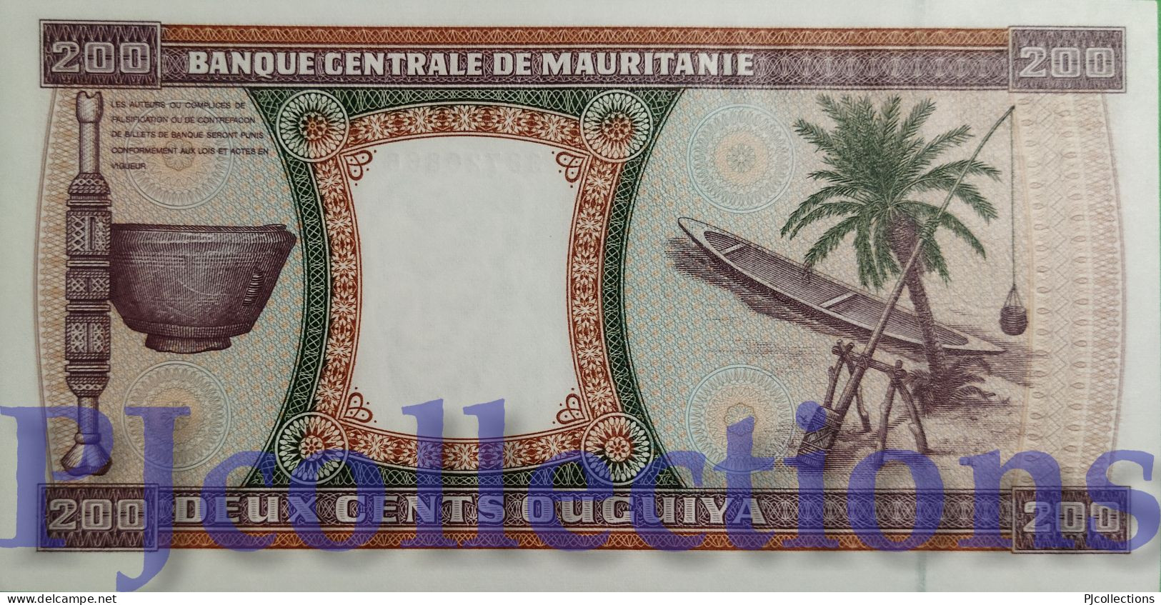 MAURITANIA 200 OUGUIYA 2001 PICK 5i UNC - Mauritanië