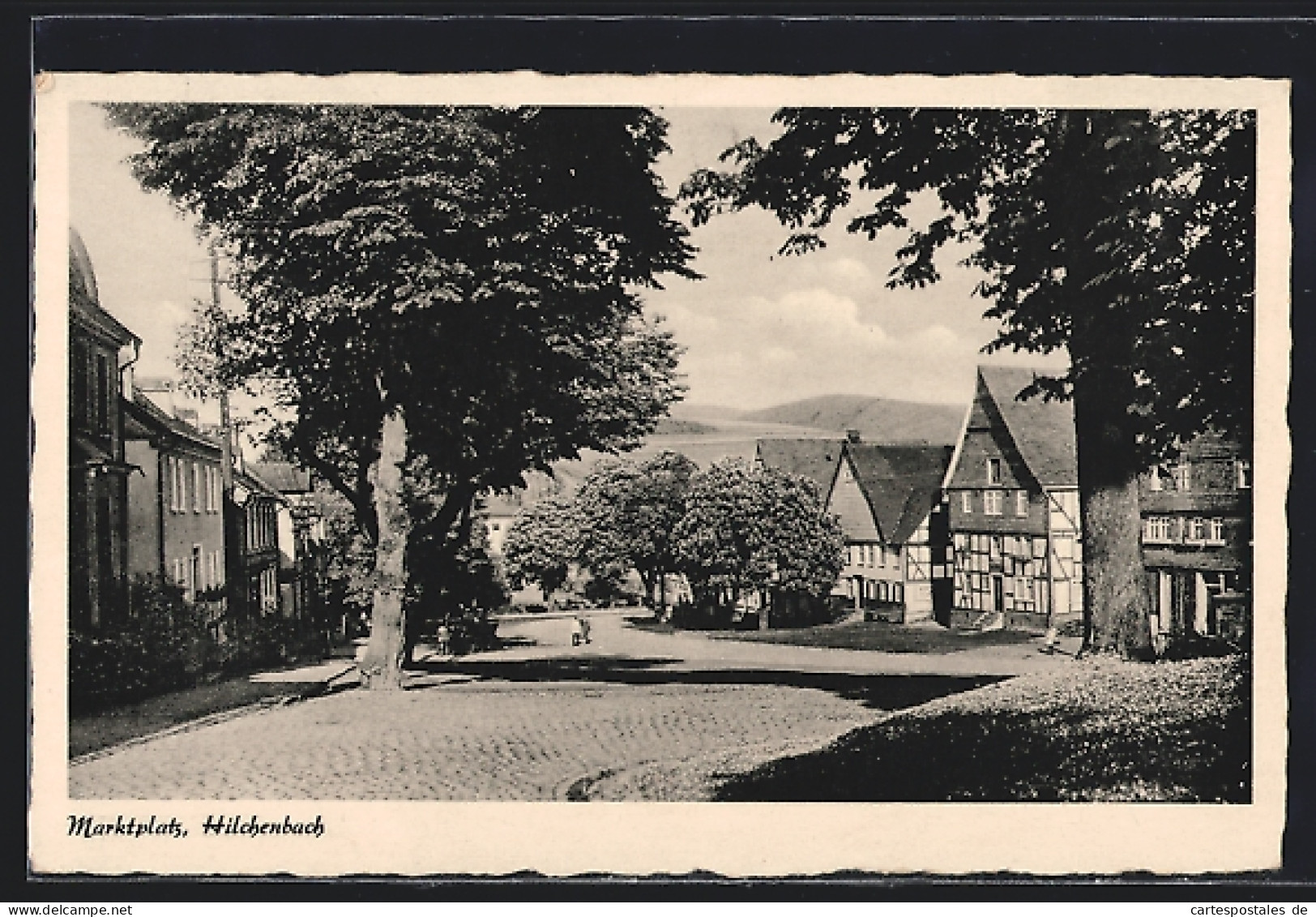 AK Hilchenbach, Partie Am Marktplatz  - Hilchenbach