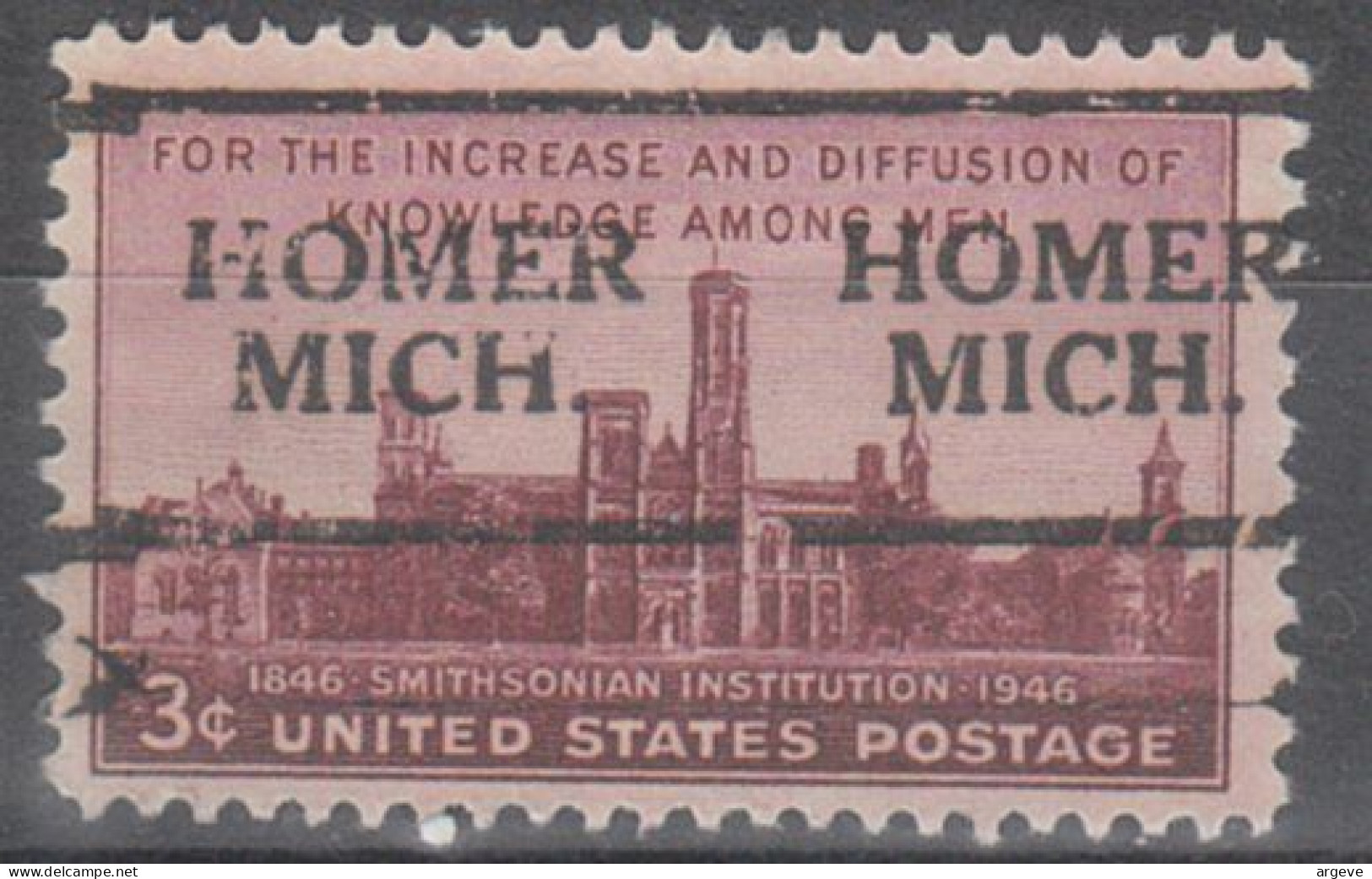 USA Precancel Vorausentwertungen Preo Locals Michigan, Homer 701 - Precancels