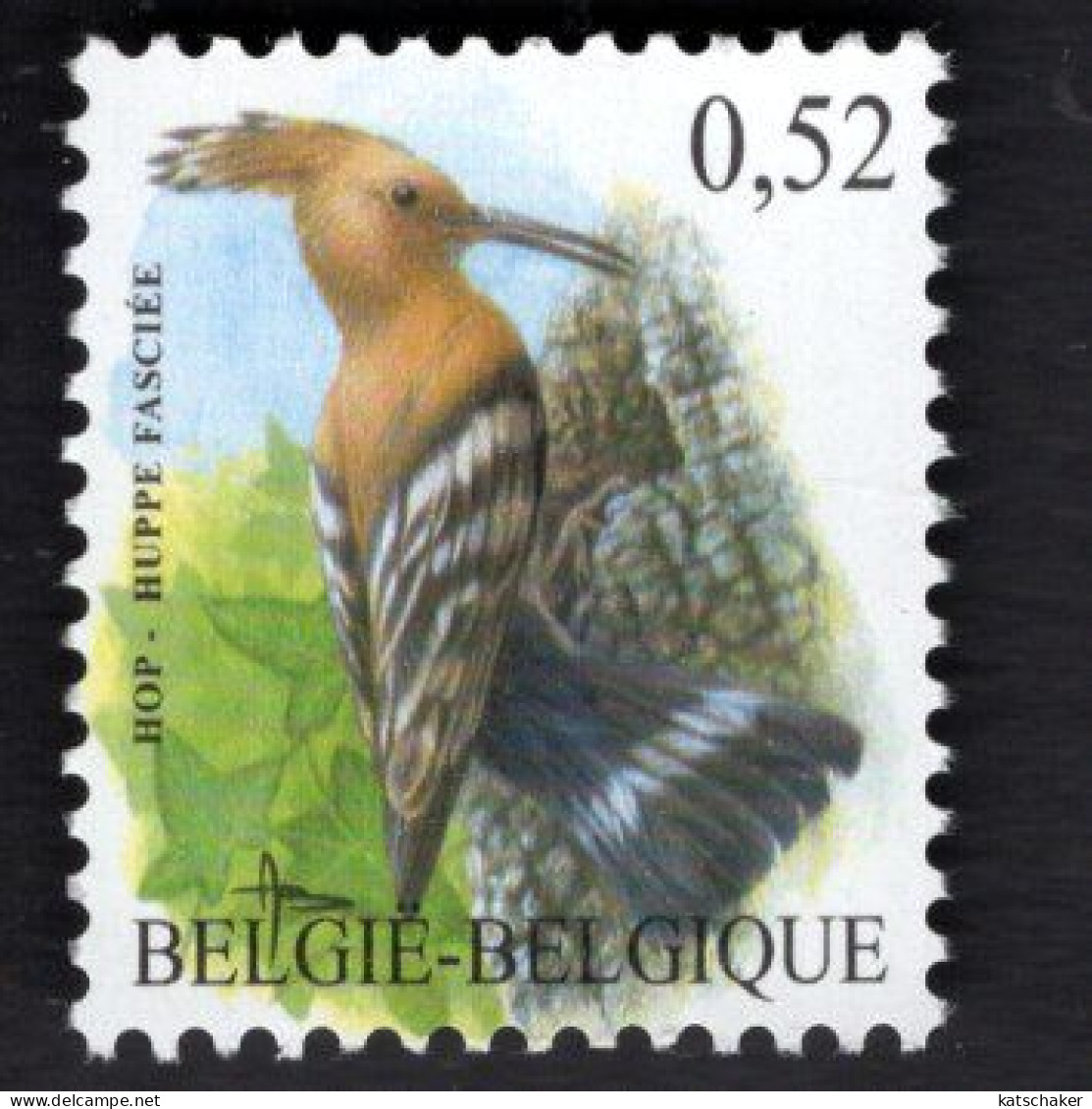 2020916795 2004 SCOTT 1974 OCB 3200  (XX) POSTFRIS MINT NEVER HINGED  - FAUNA - BIRDS - HUPPE FASCIEE - KLEINE PLEVIER - Unused Stamps