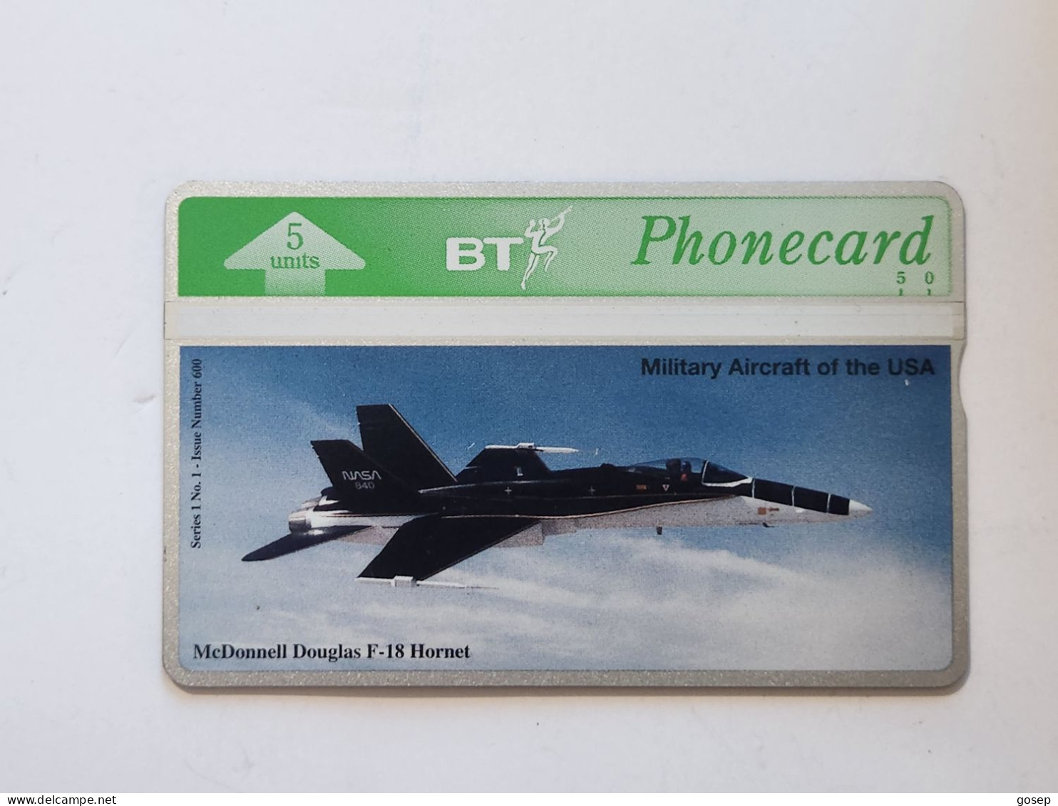 United Kingdom-(BTG-321)-Military Aircraft Of USA-(1)-(300)(5units)(406B58332)(tirage-600)price Cataloge-10.00£-mint - BT Allgemeine