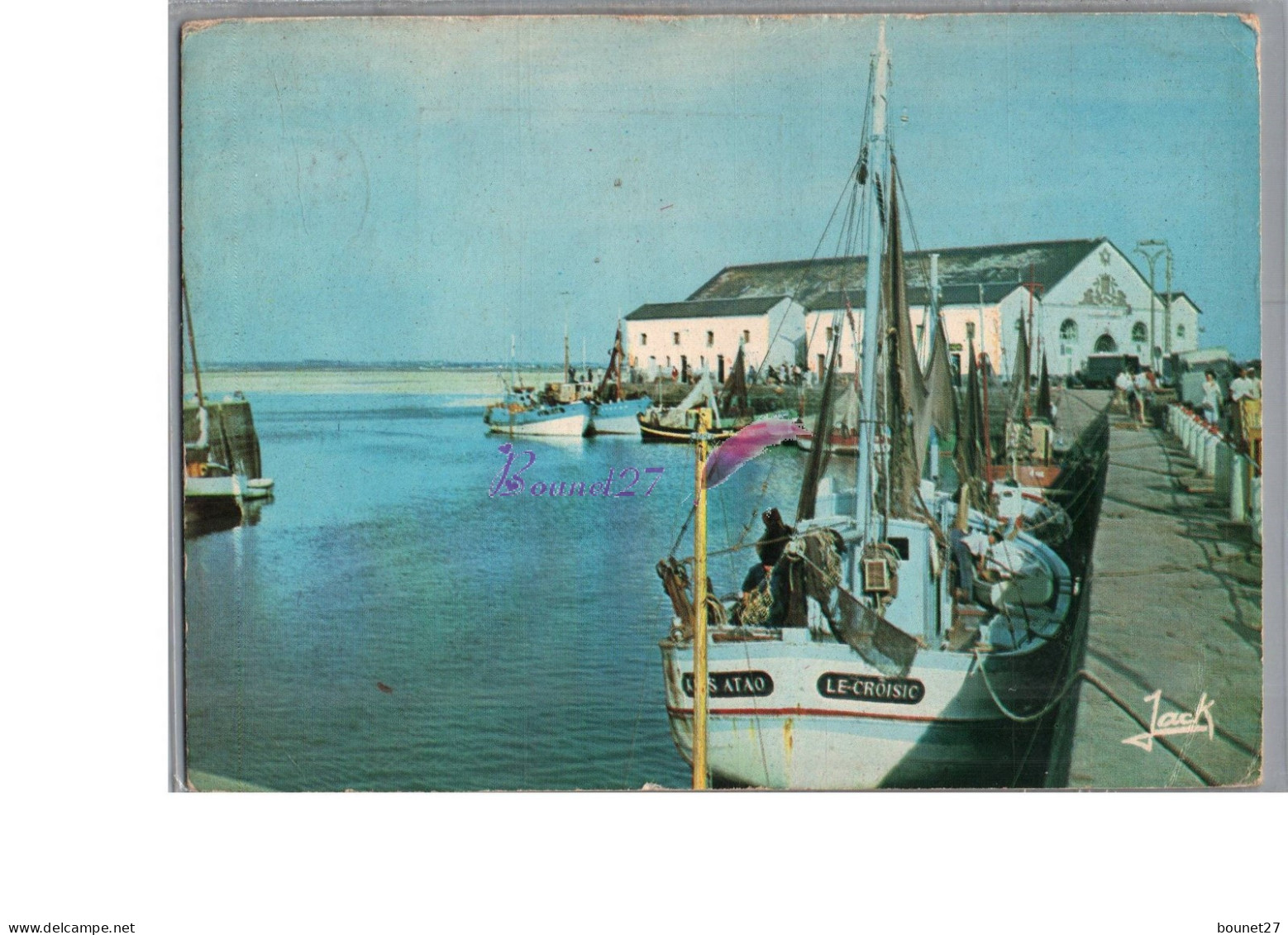 LE CROISIC 44 - Le Port Bâteau De Pêche 1963 - Le Croisic