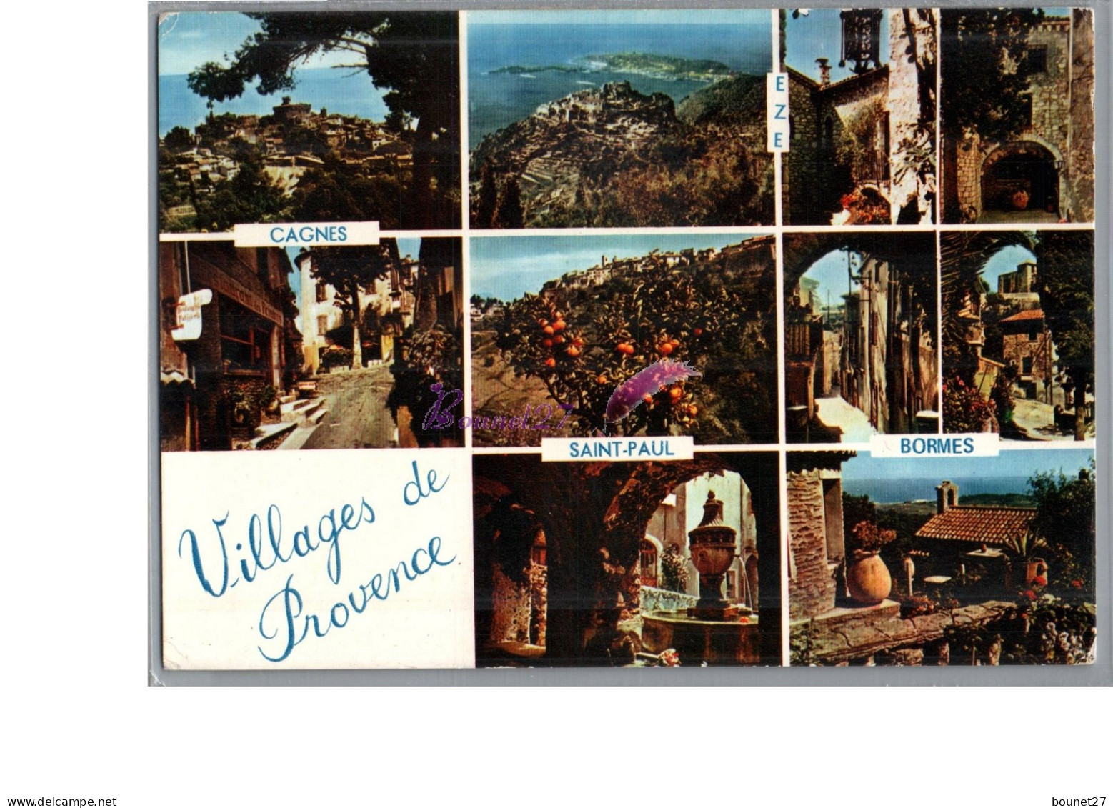 VILLAGES DE PROVENCES - Cagnes Eze Saint Paul Bormes 1975 - Provence-Alpes-Côte D'Azur