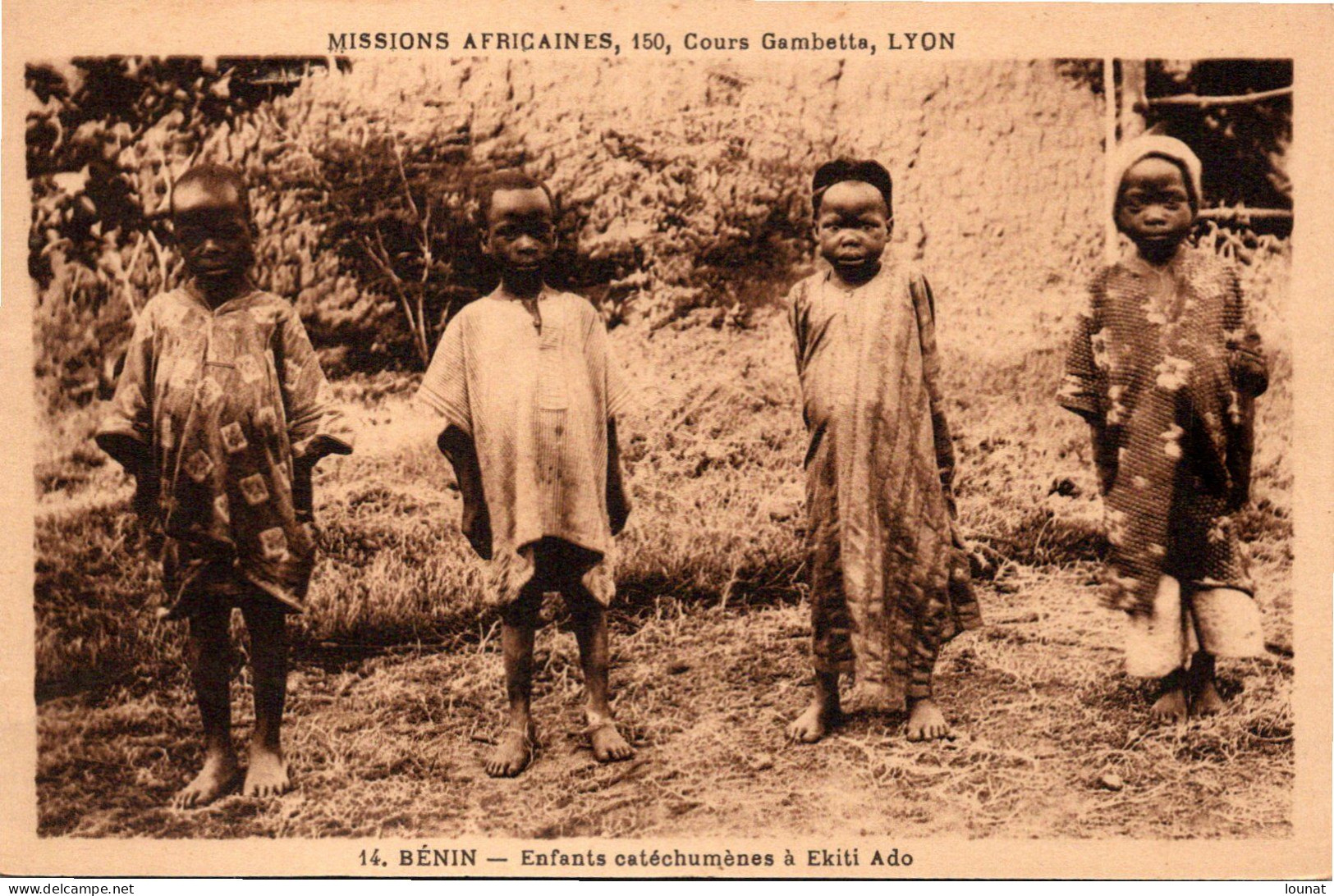 Bénin - Missions Africaines - Enfants Catéchumènes à Ekiti Ado - Enfants - Dahome