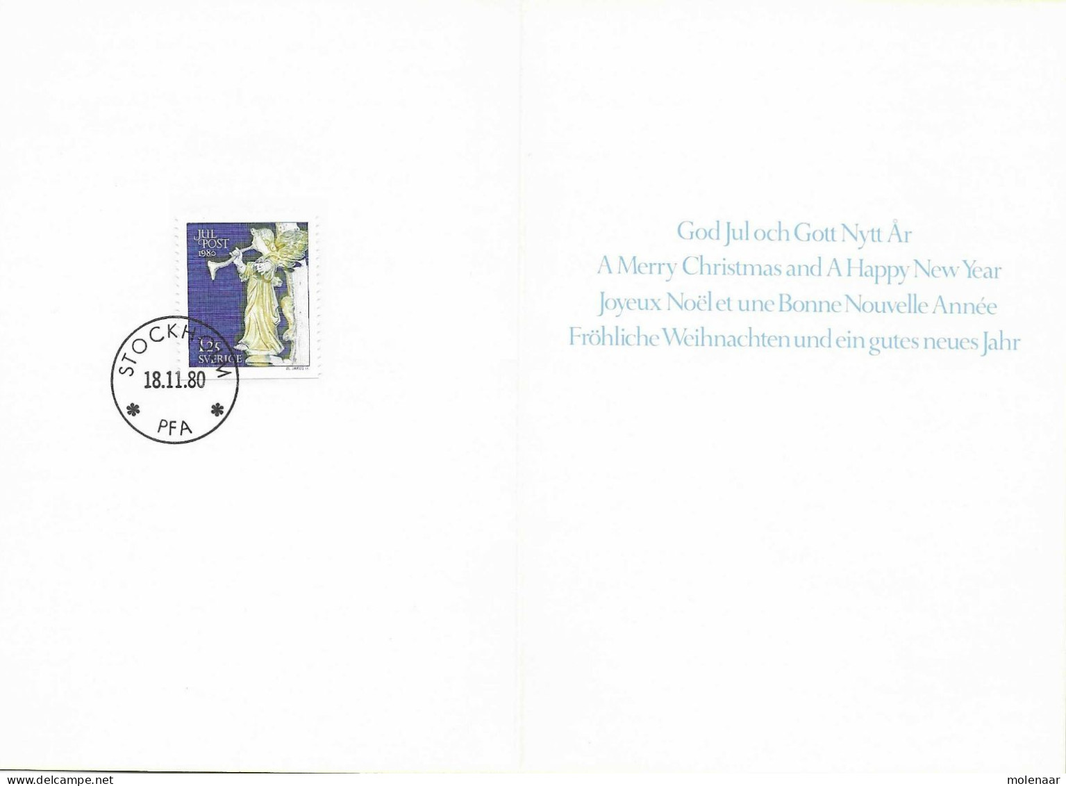 Postzegels > Europa > Zweden > 1971-80 > Kaart Met 1135a (17099) - Cartas & Documentos