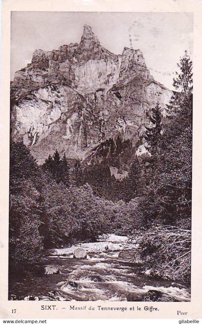 74 - Haute Savoie - SIXT - Massif Du Tenneverge Et Le Giffre - Sixt-Fer-à-Cheval