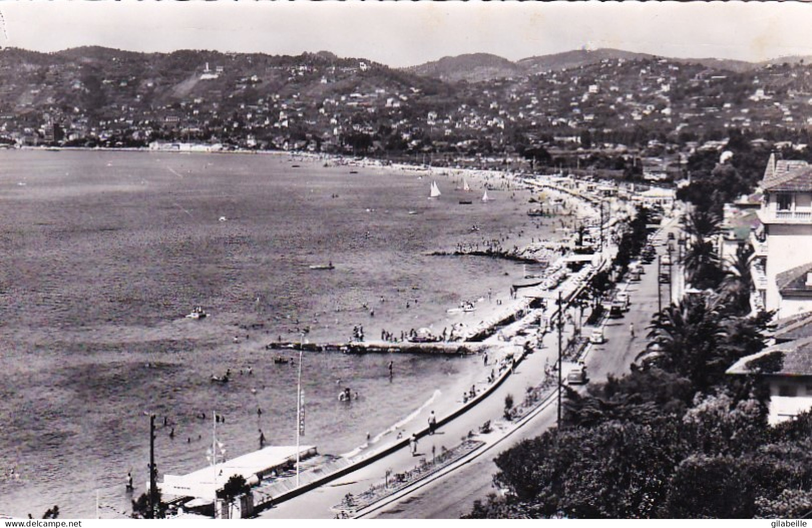 06 - Panorama Surlesplages De Juan Les Pins A Golfe Juan Depuis Les Fenetres De L'hotel " Le Tropique " - Juan-les-Pins