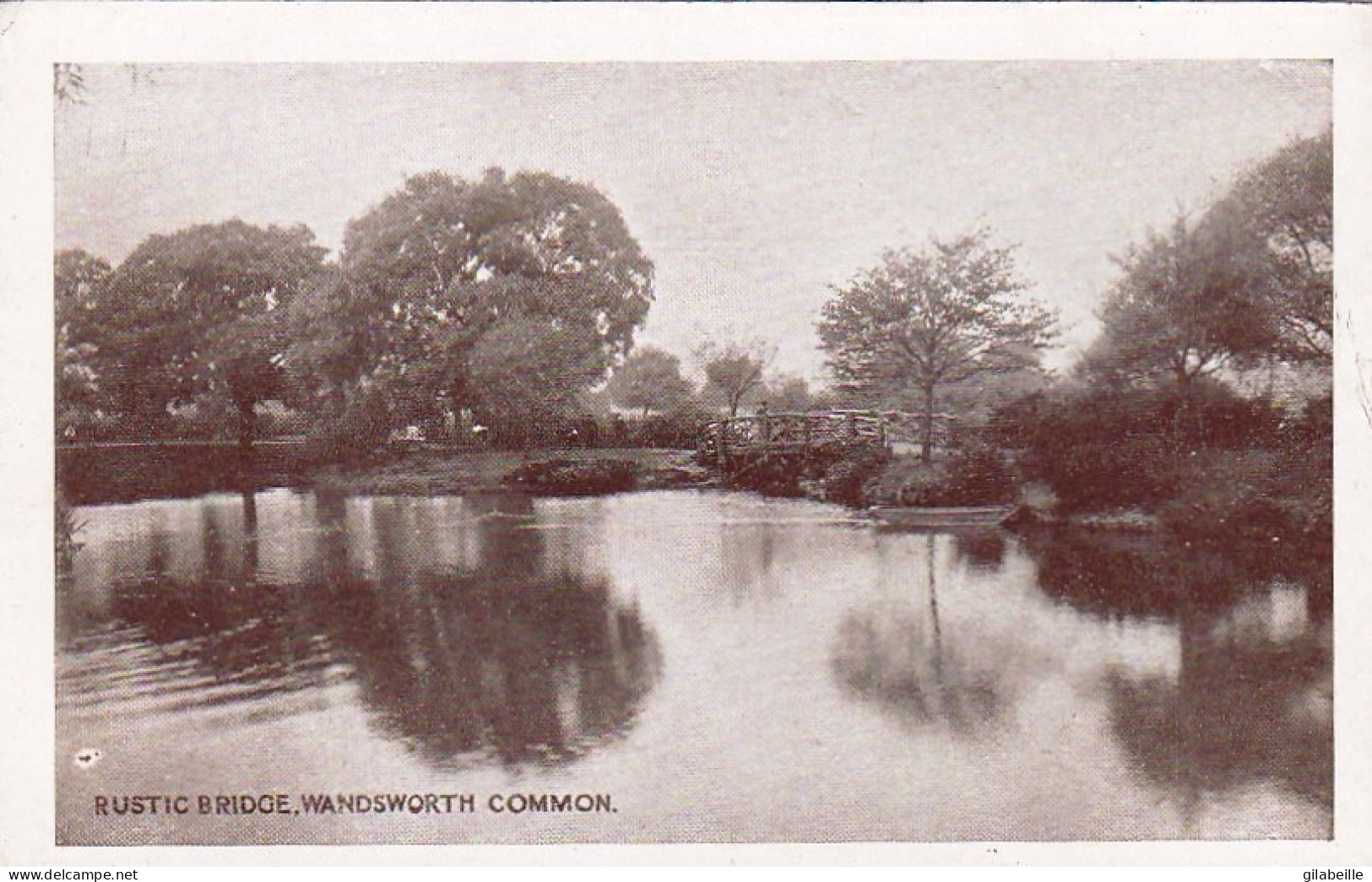 Rustic Bridge - WANDSWORTH COMMON - Surrey