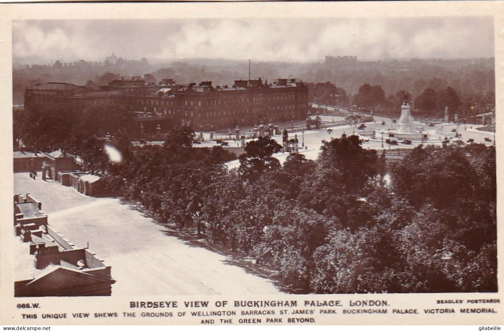 London - Birdseye View Buckingham Palace - Buckingham Palace