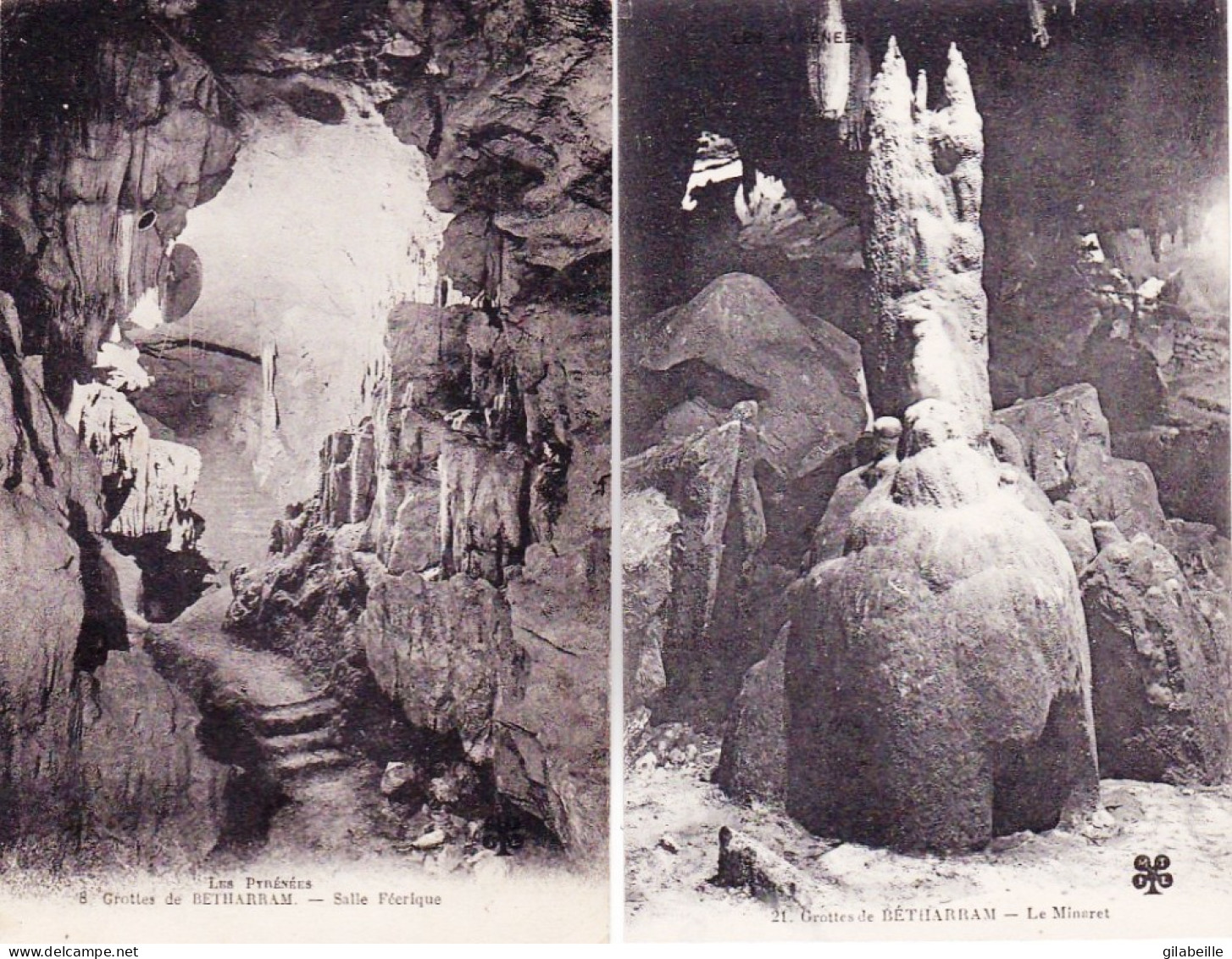 65  -  Saint-Pé-de-Bigorre  -  Grottes De BETHARRAM - LOT 4 CARTES - Saint Pe De Bigorre