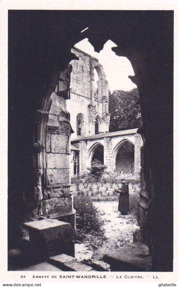 76  -  Abbaye De SAINT WANDRILLE - Le Cloitre - Saint-Wandrille-Rançon