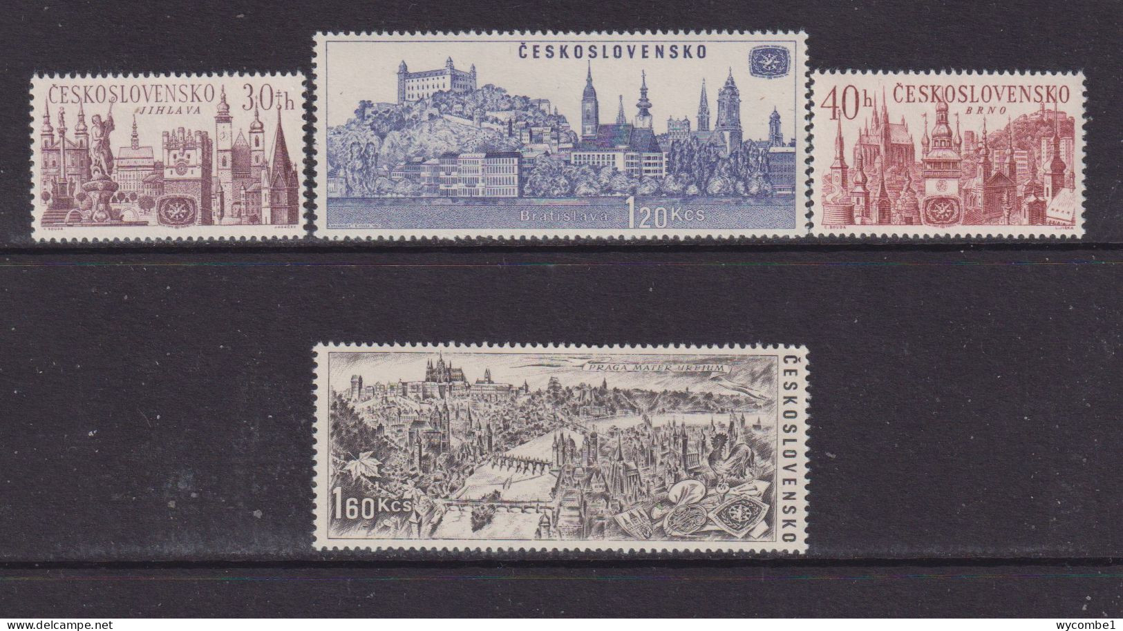 CZECHOSLOVAKIA  - 1967 Tourist Year Set Never Hinged Mint - Nuevos
