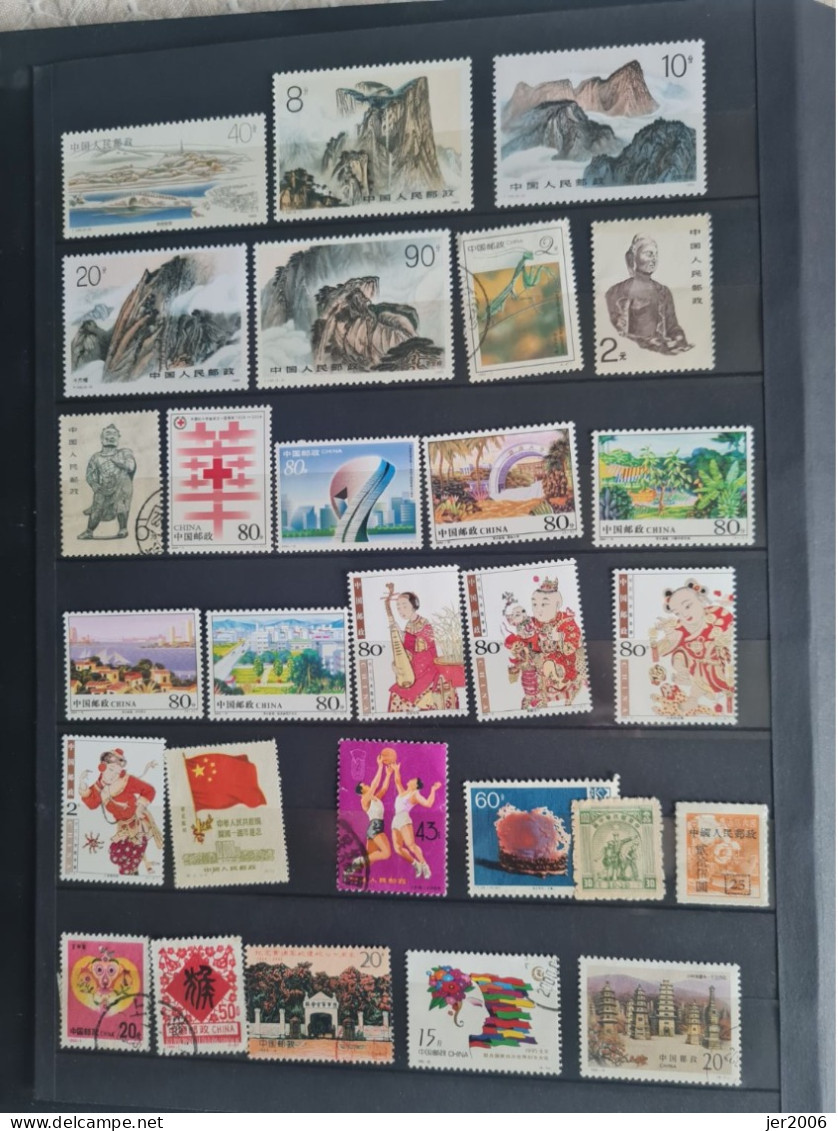 Chine// TIMBRES CHINOIS..BEAUCOUP DE NEUFS ET CERTAINS OBLITÉRÉS... - Autres & Non Classés