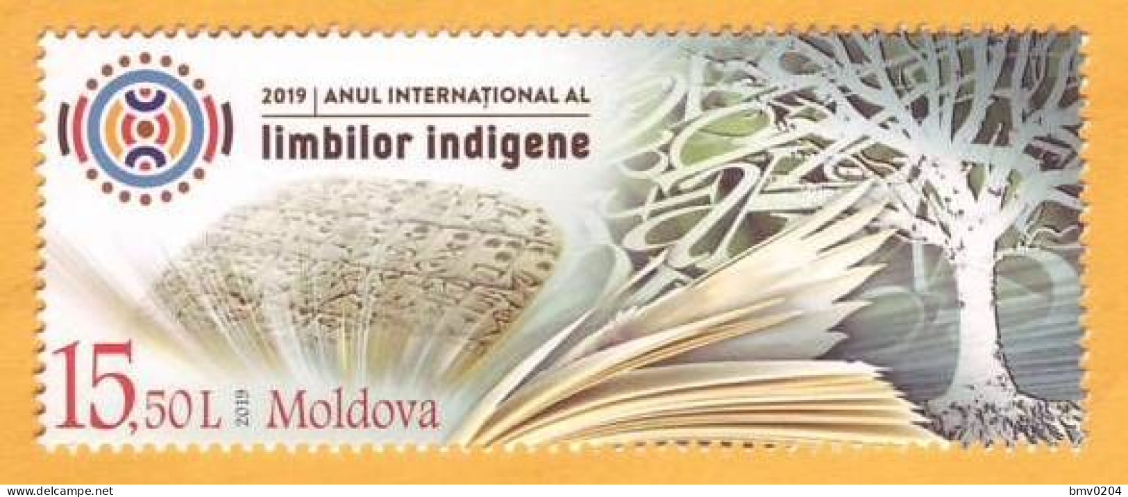2019 Moldova Moldavie  International Year. UN. Indigenous Languages. 1v Mint - VN
