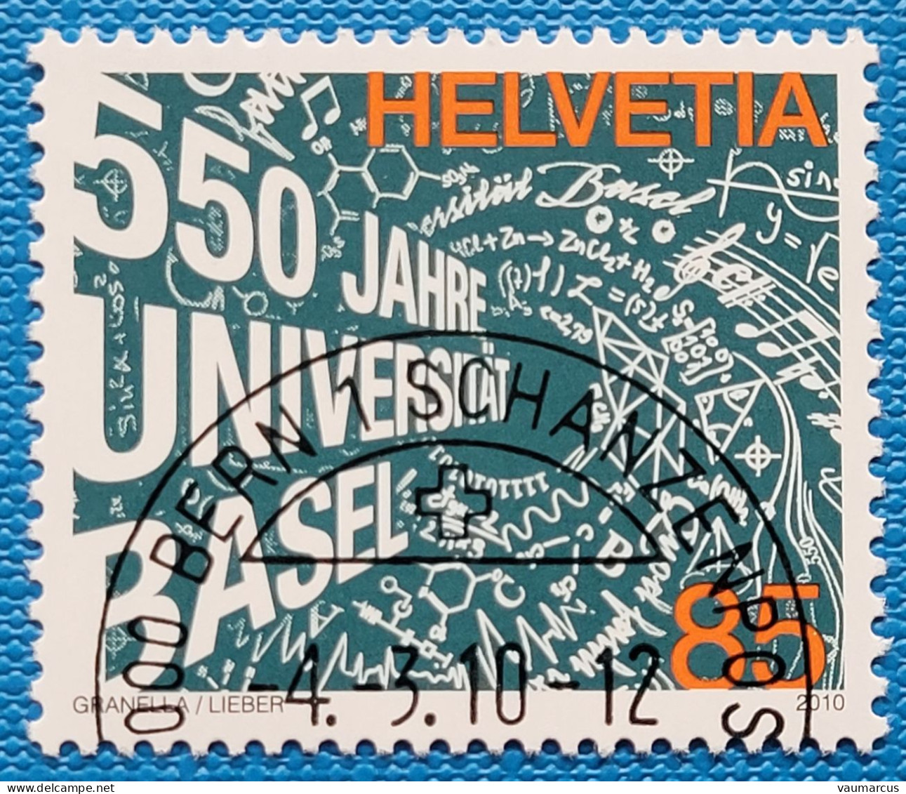 2010 Zu 1348 / Mi 2146 / YT 2072 Université De Bâle Obl. - Used Stamps