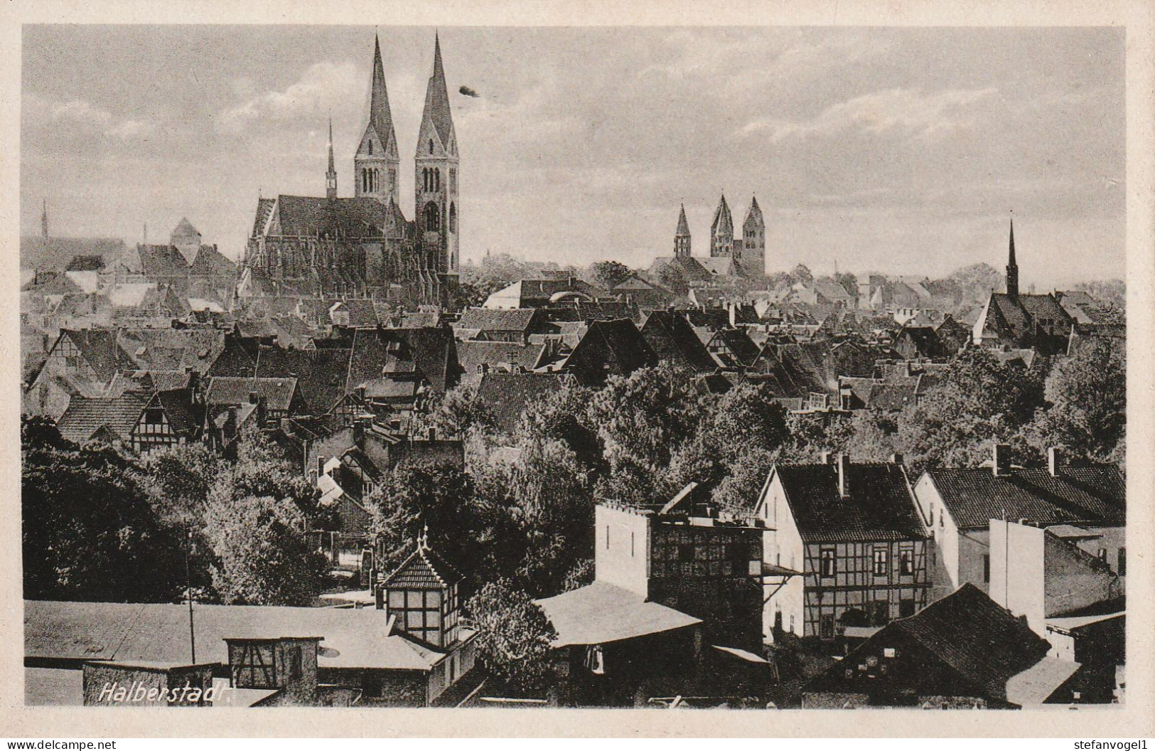 Halberstadt  Gesch. 30er Jahre   Stadtpartie - Halberstadt