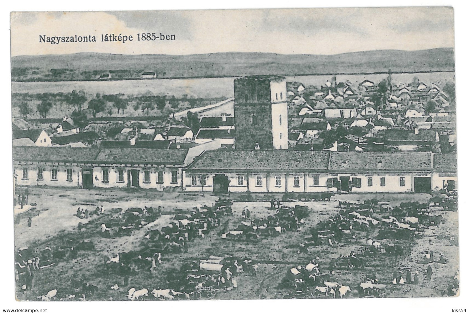 RO 05 - 15125 SALONTA, Bihor, Market, Romania - Old Postcard - Unused - 1918 - Roumanie
