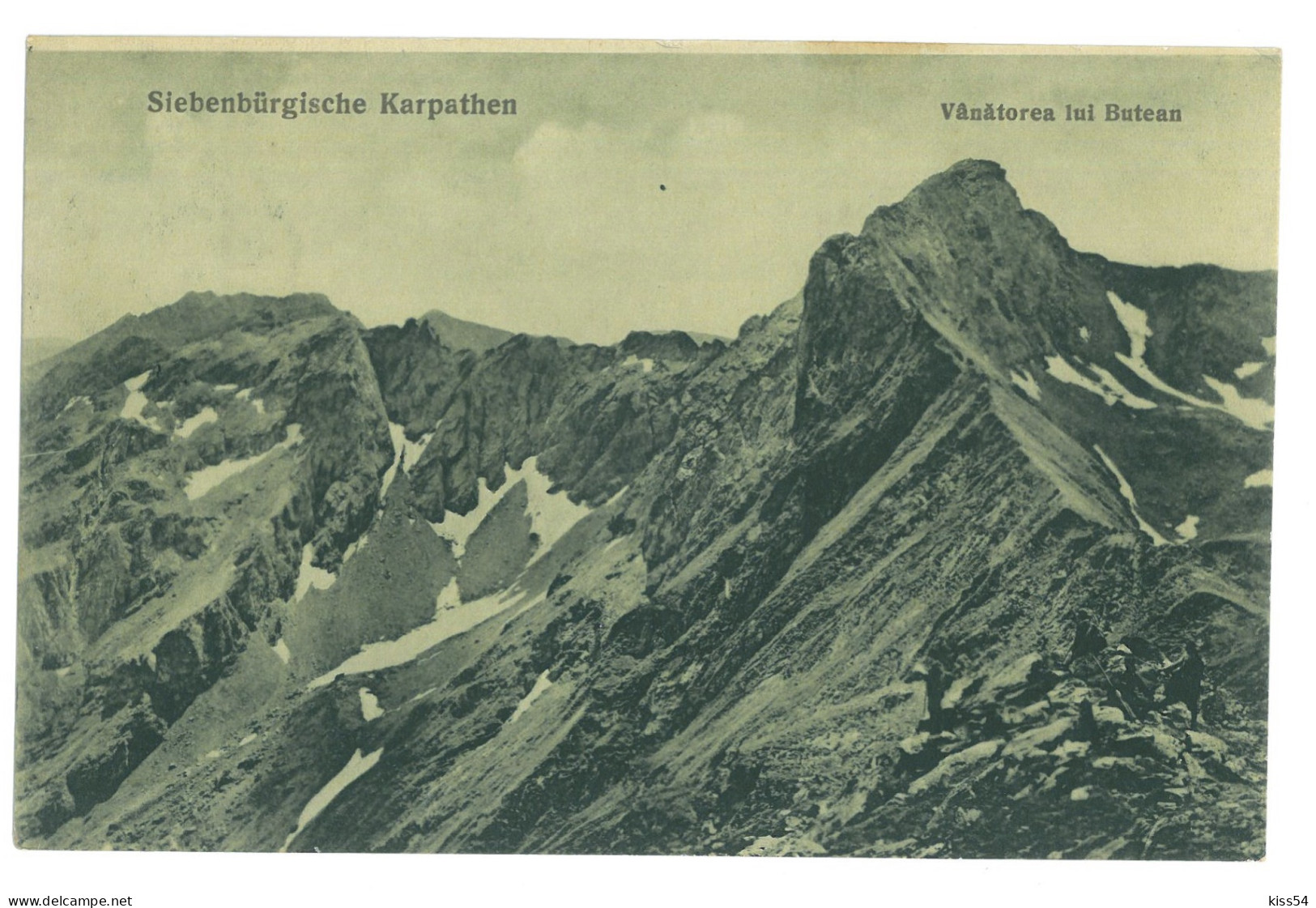 RO 05 - 22728 GARBOVA Mountain, Sibiu S.K.V. Hunters, Romania - Old Postcard, CENSOR - Used - 1917 - Roumanie