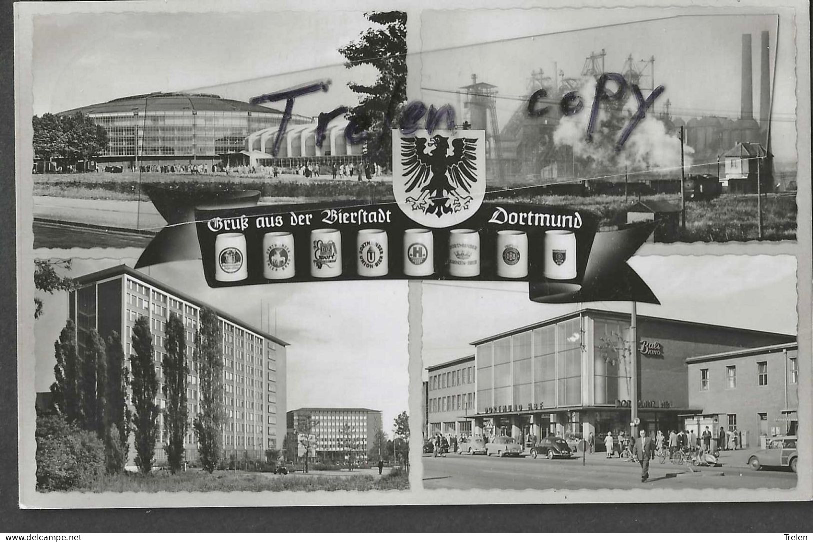 Allemagne, Dortmund, 1960, Gelaufen, Circulée - Dortmund