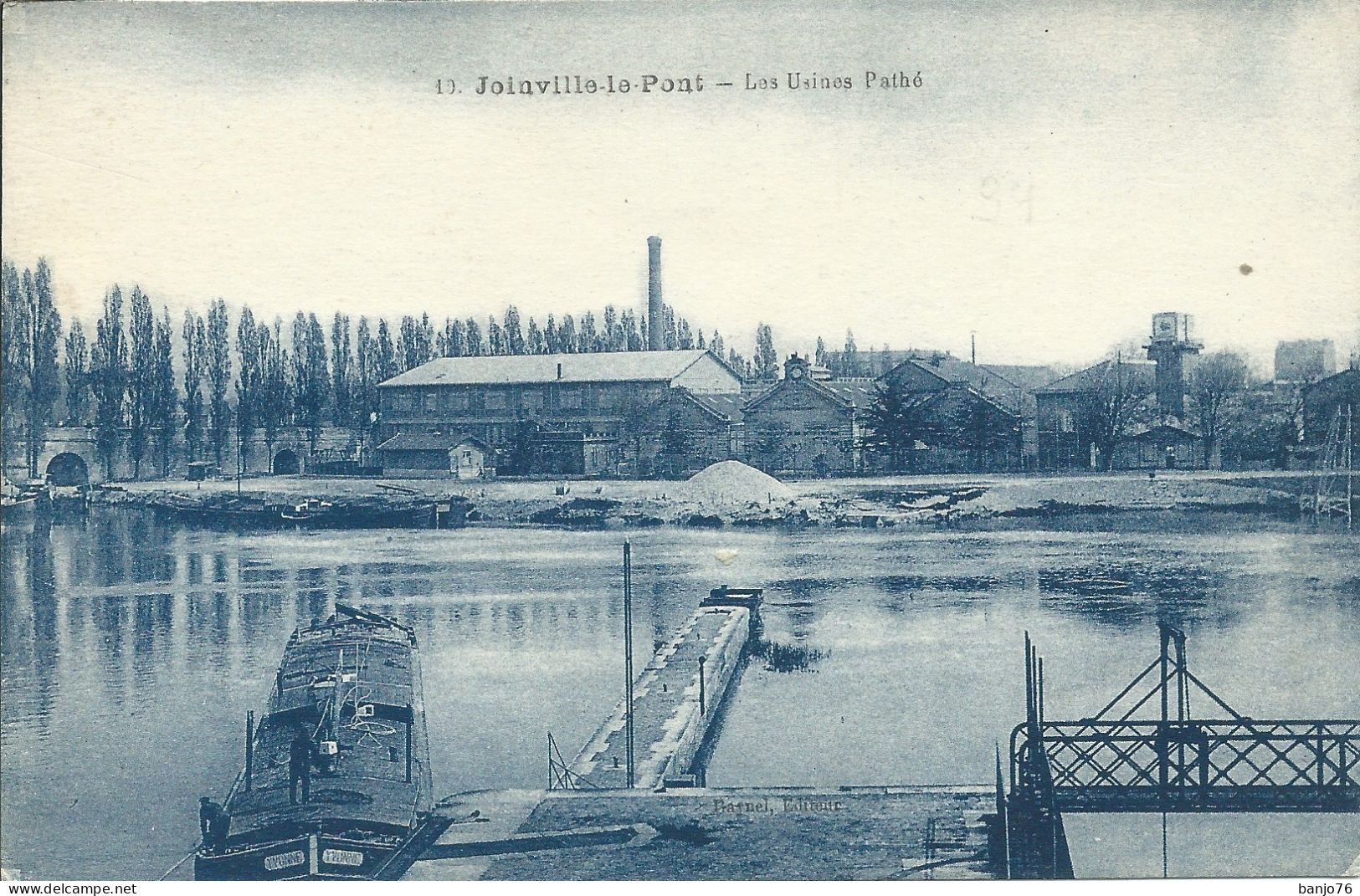 Joinville-Le-Pont (94) - Les Usines Pathé - Péniche - Joinville Le Pont