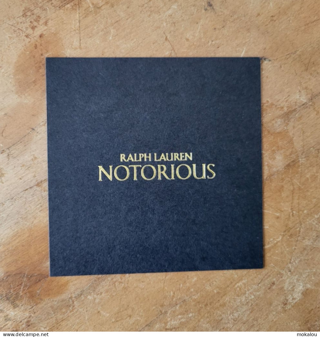 Carte Ralph Lauren Notorious - Modern (ab 1961)