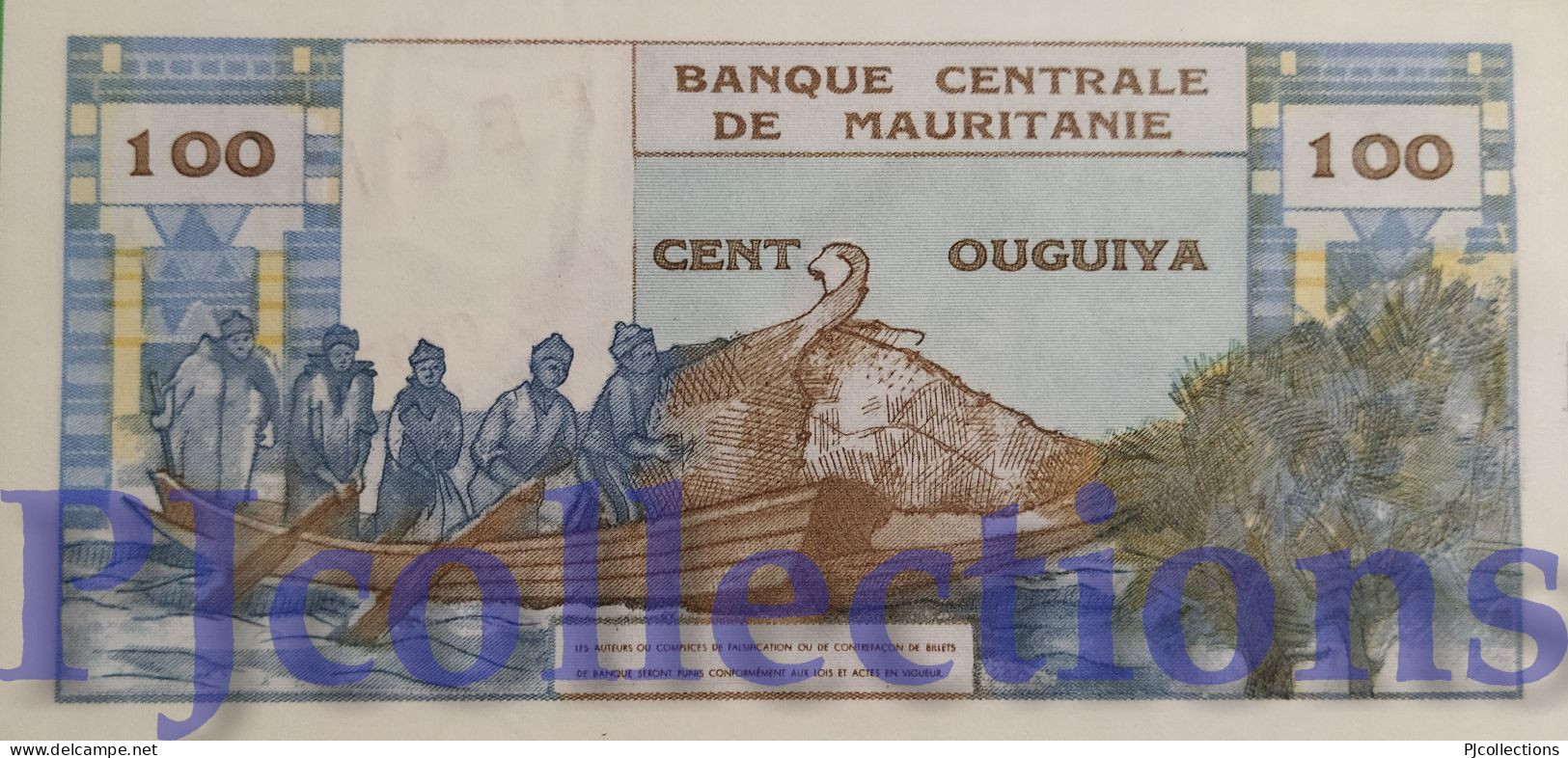 MAURITANIA 100 OUGUIYA 1973 PICK 1s SPECIMEN UNC - Mauritania